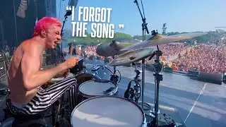 I forgot the song onstage with Fall Out Boy