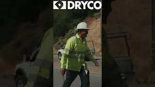 The #dryco team setting up a slurry seal job on a roadway. #construction #slurryseal #paving