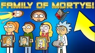 Pocket Mortys - The Family Of Mortys! Jerry, Summer, Beth, And Rick Morty!