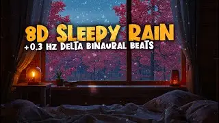Lucid Dream Rain 🌧️ ASMR 8D Sleep Music + 0.30 Hz Deep Binaural Relaxation