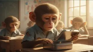 POOR MONKEY LUNCHBOX EMPTY ALL BOYS HELP EMOTIONAL STORY 😭! poor monkey story! poor monkey video! 