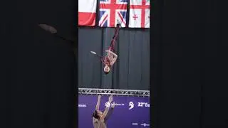WOW see this amazing twist - acrogymnasts womens group POR at European 2025