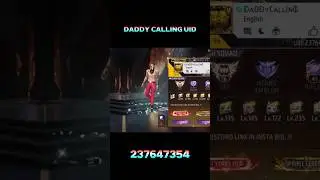 Daddy calling uid | #daddycalling #shorts