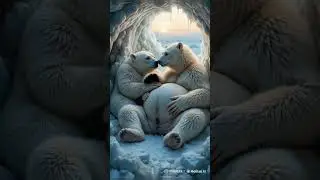 Polar Bears Begin Their Breeding Season #animals #survival #wildlife #fyp #polarbear
