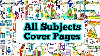 All Subject Border Designs | Easy & Beautiful Borders for School Projects | Perfect for Any Subject!