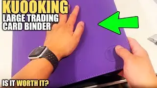Я попробовал обзор папки-регистратора Kuooking Large Trading Card Binder