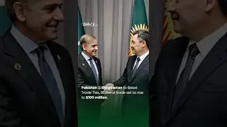 Pakistan & Kyrgyzstan sign MoUs to hit $100M trade mark! #pakistan #krygystan #mou #tradeties