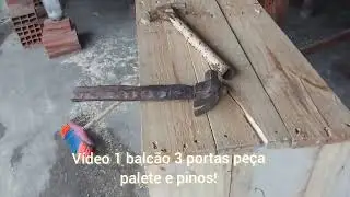 BALC&Atilde;O 3 PORTAS DE PALETES E PINOS #VIDEO1