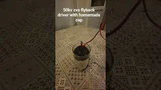 50000v DIY hight voltage Generator. #highvoltage #zvs #flyback #electronic