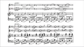 Huber, Adolf  Violin Concertino for 2 violins+piano Op. 11