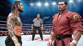 Роман Рейнс против Казуро Хайена: полный матч &mdash; WWE 2K24 | 10 октября 2025 г.