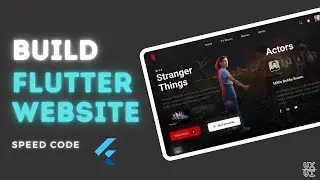 Building a Netflix Website  UI In Flutter | Speed Code | with Source Code🔥🔥