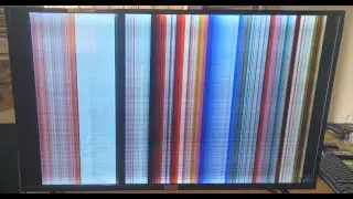 tcl43s6500fs display com linhas