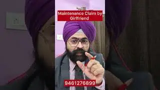 Maintenance Rights of a Girlfriend in a Live-In Relationship in India I Dr. Jinesh Soni Advocate