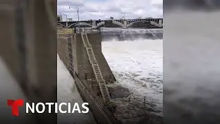 Mientras el r&iacute;o Mississippi se desborda, una tormenta de granizo azota Colorado | Noticias Telemundo