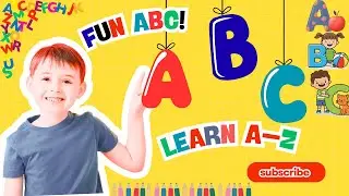 ⭐ Learn ABC Alphabet for Kids A&ndash;Z | English Alphabet Video for Toddlers 🎨📚