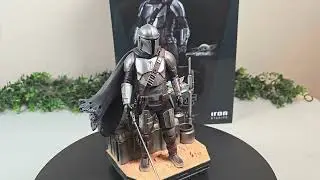 Din Djarin and Din Grogu by Iron Studios