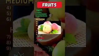 Ultimate Fruit Quiz 🍉🍇 | Only 10% Can Score Perfectly! #challenge #quiz #fruitquiz