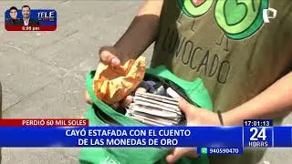 Le robaron 60 mil soles: Estafan a una mujer con el cuento de las monedas de oro