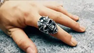 925 Best Biker Skull Ring Gothic