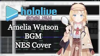 DOVA SYNDROME/Hololive - Amelia Watson BGM NES Cover [8-bit, VRC6]
