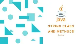 Intro of Java String Class.