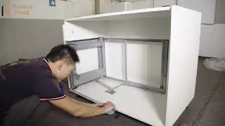 Prodeco Group kitchen cabinet Corner base cabinet Installion