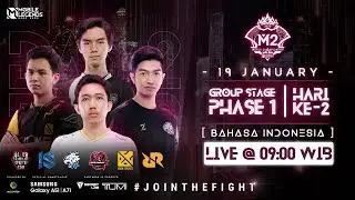 (Bahasa Indonesia) Fase Grup M2: Tahap 1 - Hari 2 | MLBB World Championship 2020 | Singapura