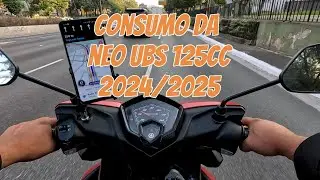 consumo da neo ubs 125cc 2024/2025, quantos km faz com 1 litro de gasolina.