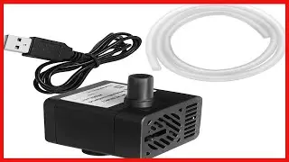 PULACO DC 5V USB Mini Submersible Water Pump for Pet Fountain, Aquarium Fish Tank, Pond, Fountain