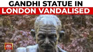 Gandhi Statue In London Vandalised Days Before Gandhi Jayanti Celebrations | India Today News