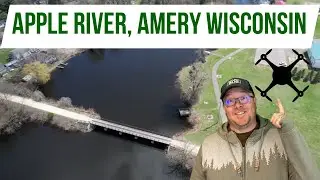 Aerial Drone Tour of the Apple River in Amery, Wisconsin | Discover Wisconsin