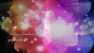 Yechota nenunna song|| sahoo|| 2019 singer:priyareddy