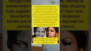THE RESCUE NINA SIMONE RAN FOR MIRIAM MAKEBA - AND THE RESCUE MIRIAM RETURNED YEARS LATER #viral
