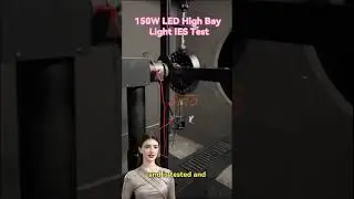 🌟High-Efficiency LED High Bay Light | 150LM/W Dark Room Test🌟