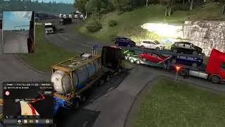Euro Truck Simulator 2: Double Trailer Transport Pesticides Stockholm Sweden - Kouvola Finland