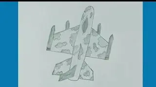 How to draw fighter jet step by step |Simple and basic drawing, #basic ,#jet, #art ,#drawing