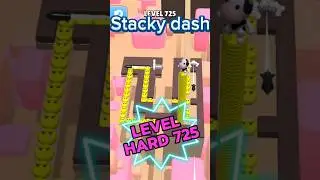 Gameplay top mobile games relaxing n satisfying game ios/android stacky dash #shorts  level hard 725