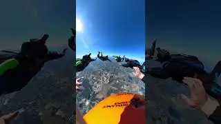Is this Relative Work or Formation Skydiving? #skydiving #belly #skydivedeland