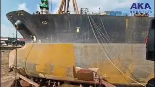 Semi-Automation UHP Blasting Equipment for Ships | AKA Robotic