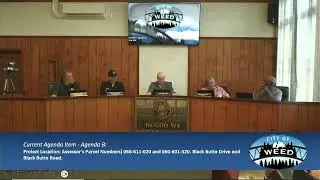 5/21/25 Planning Commission - City Of Weed, Ca. (Live)