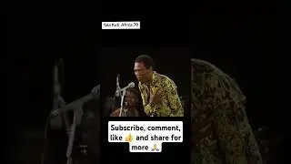 kindly subscribe to our channel for more content .#music #revolutionary #felakuti