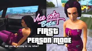 GTA Vice City Beta Edition First Person Mode Gameplay