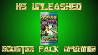 Pokemon HS Unleashed Booster Pack Opening! (Great Pulls!) - ThePcsteak92