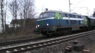 NIAG LOK 9 zieht Wagen und 52 7409