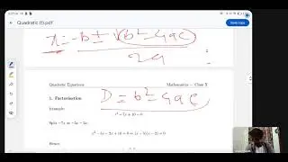 Quadratic Equations Class 10 | Full Lesson Explained in Simple Way