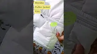 Puffer Jacket #shorts #youtubeshorts #viralshorts #trendingshorts #shortvideo #meesho