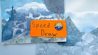 Fantasy Landscape Speed Draw!