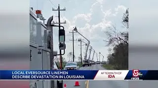 Mass. Eversource crews helping rebuild Louisiana