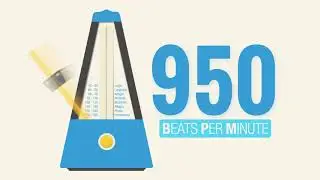 950 BPM Metronome | The BLuetiFuLL MeTRoNoME